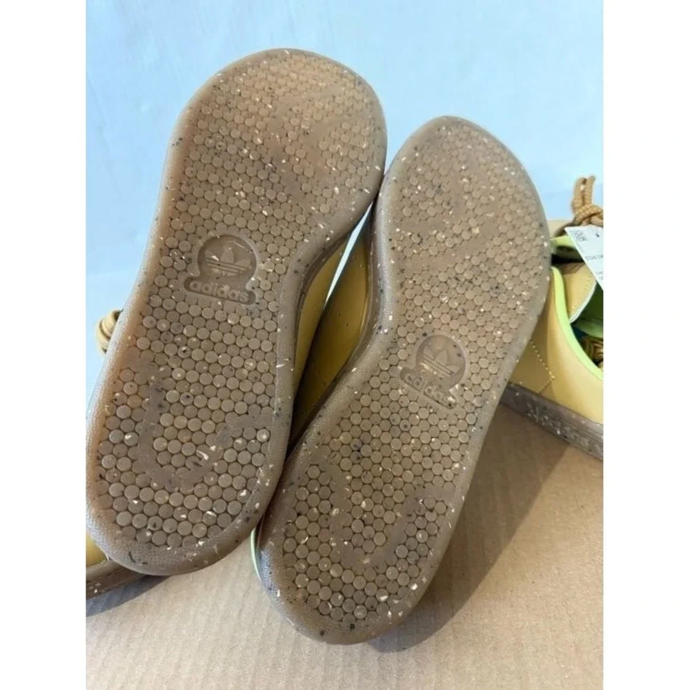 Adidas Stan Smith Plant And‎ Grow GY9666 Mens 9 Mules Golden Beige Slip-On Shoes